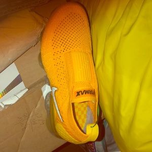 Yellow vapormax WORN ONCE .. WITH BOX